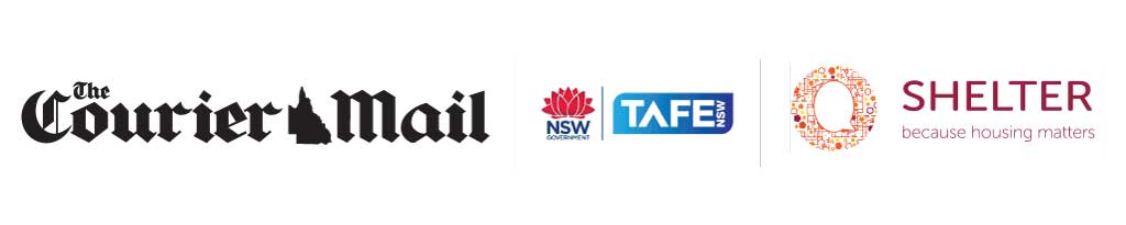 Logos-Courier_Mail-NSW_Tafe-Q_Shelter